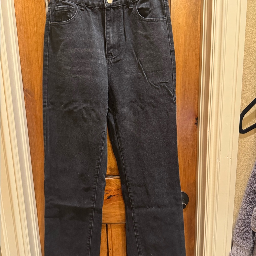 Classic Black Denim Pants